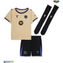 Otroški Nogometni dresi Barcelona Robert Lewandowski #9 Gostujoči 2025-26 Kratek Rokav (+ Kratke hlače)